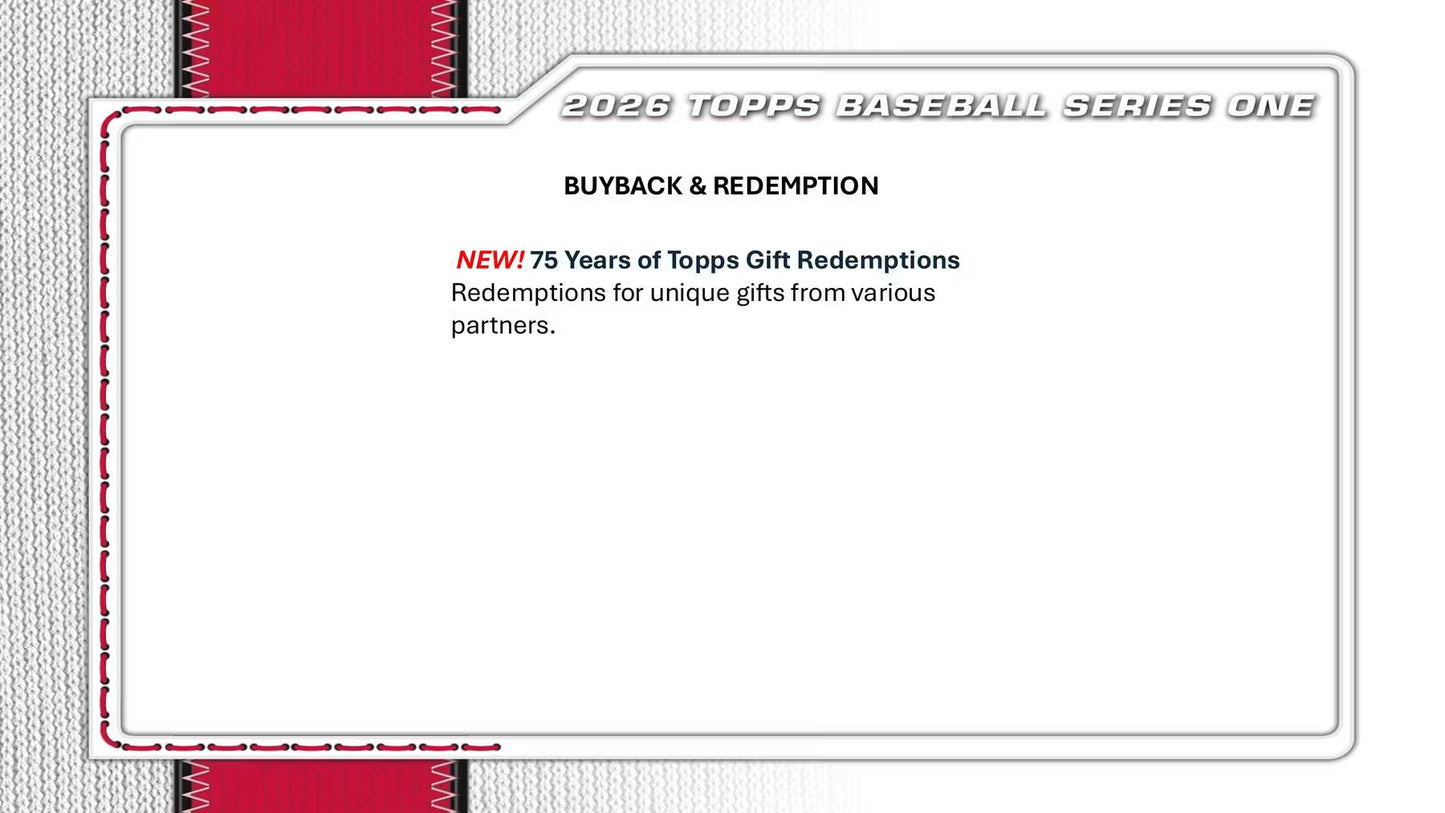 2026 MLB Topps Series 1 Baseball Blaster Box