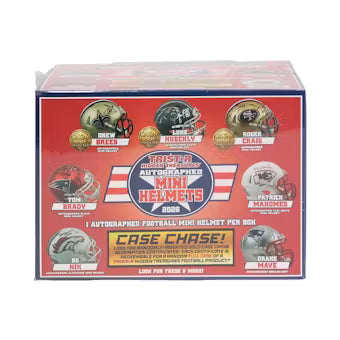 2026 Tristar Hidden Treasures Autographed Football Mini Helmets Hobby Box
