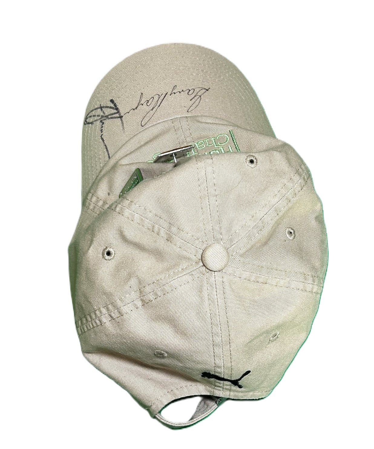 2014 Humana Challenge Golf Tournament Hat - Autographed by Gary Player + Wounded Warriors Pin