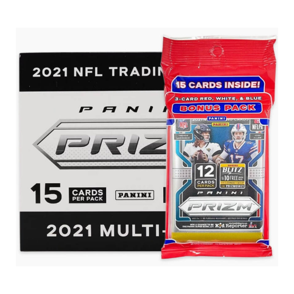 1 Box 2021 Panini Prizm Football Cello Pick Your Division (PYD) Card Break