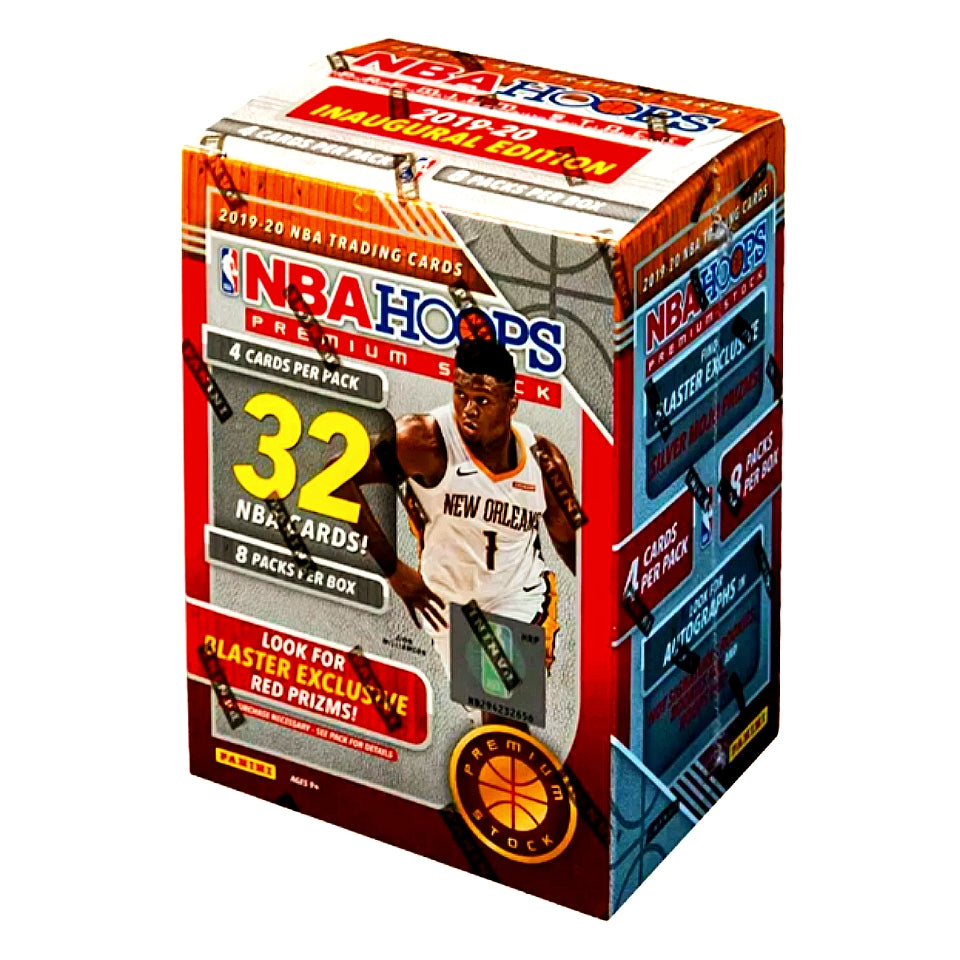 2019-20 NBA Hoops Premium Stock 4 Blaster Box Deal