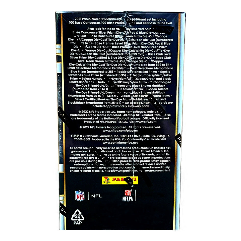 2021 Panini Select Football Blaster Box "Red & Blue Prizms"