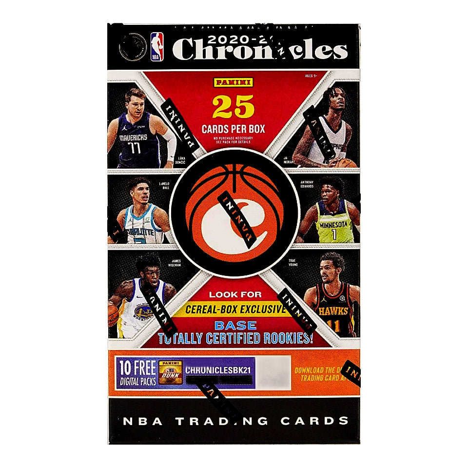 5 Box 2020-21 Panini Chronicles Basketball Cereal Box "Website Exclusive Deal"