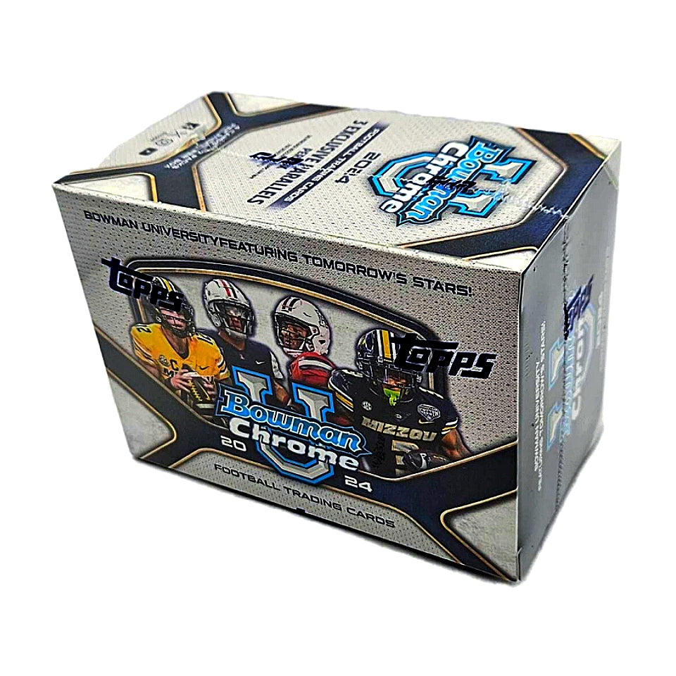 2024 Bowman University Chrome Football Blaster Box