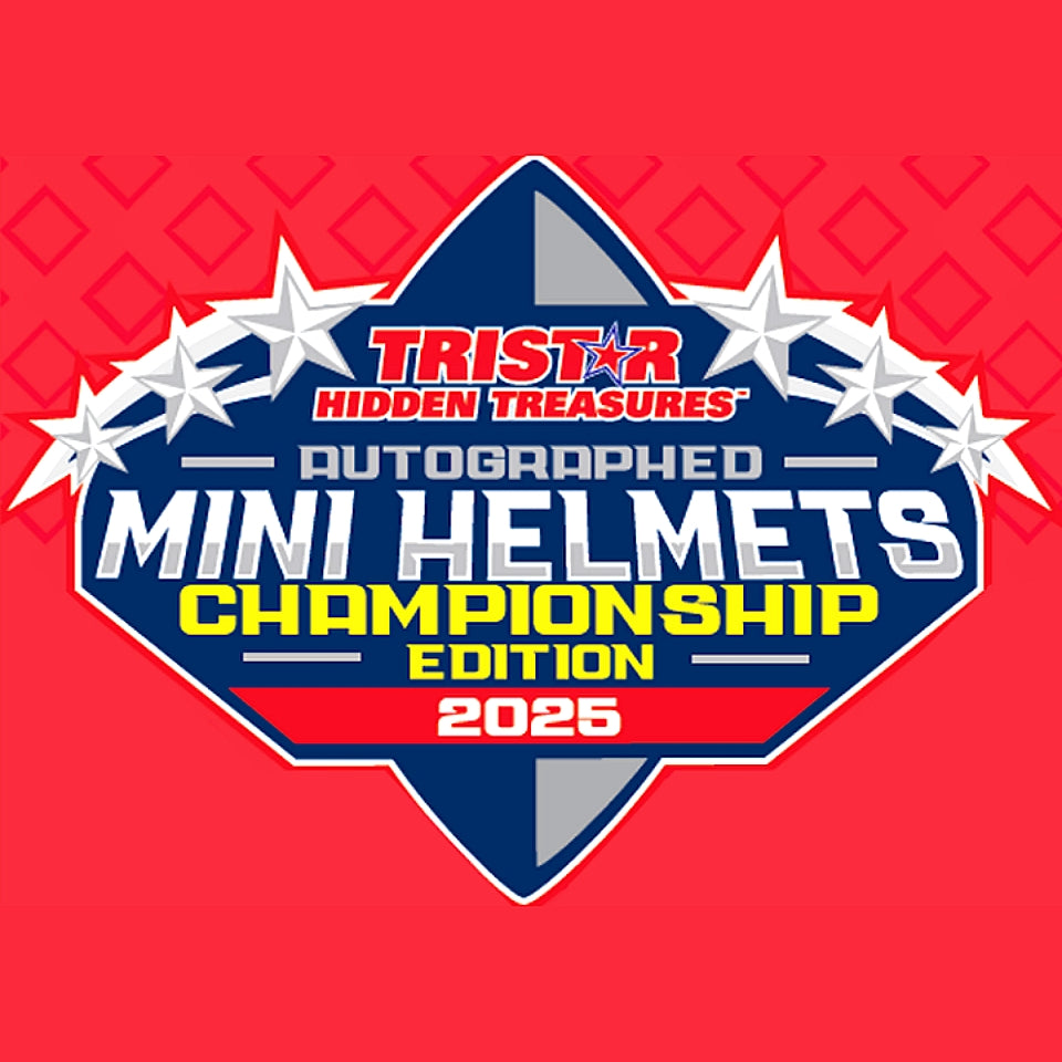 TRISTAR Hidden Treasures: Autographed Football Mini Helmets 2025 Championship Edition Hobby Box