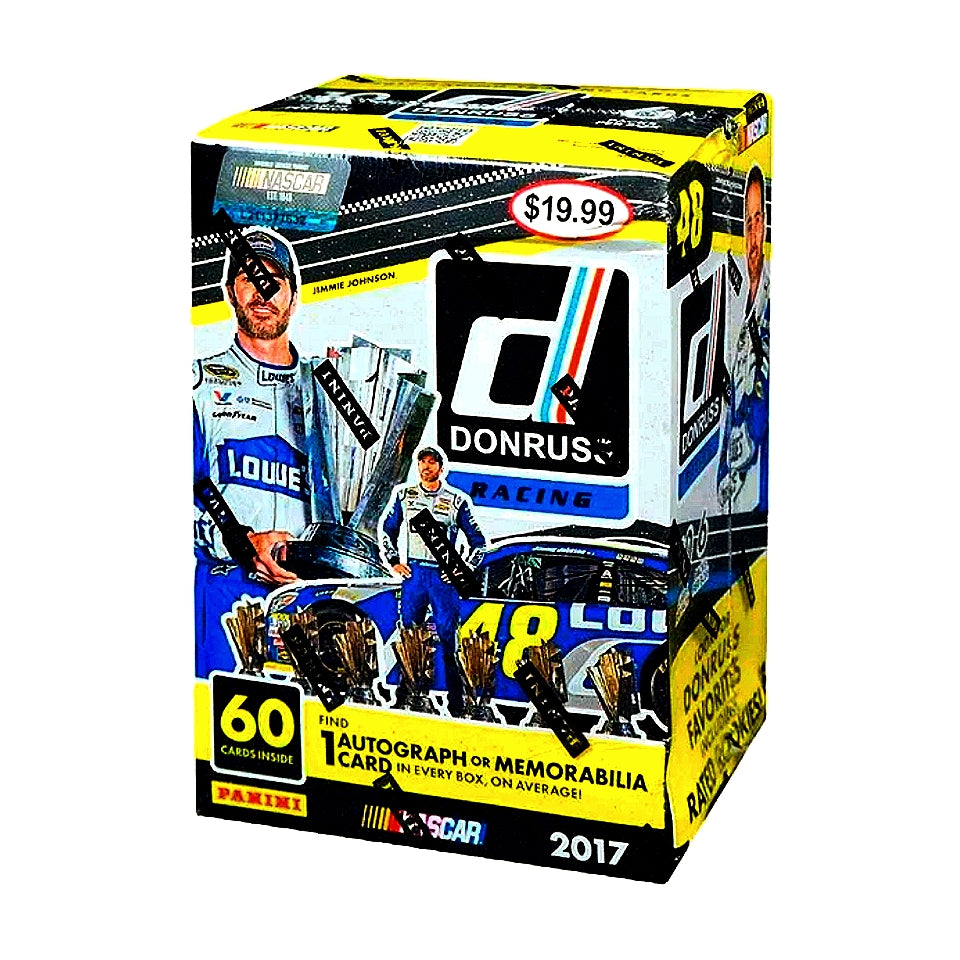 5 Box 2017 Donruss NASCAR Racing Blaster "Website Exclusive Deal"