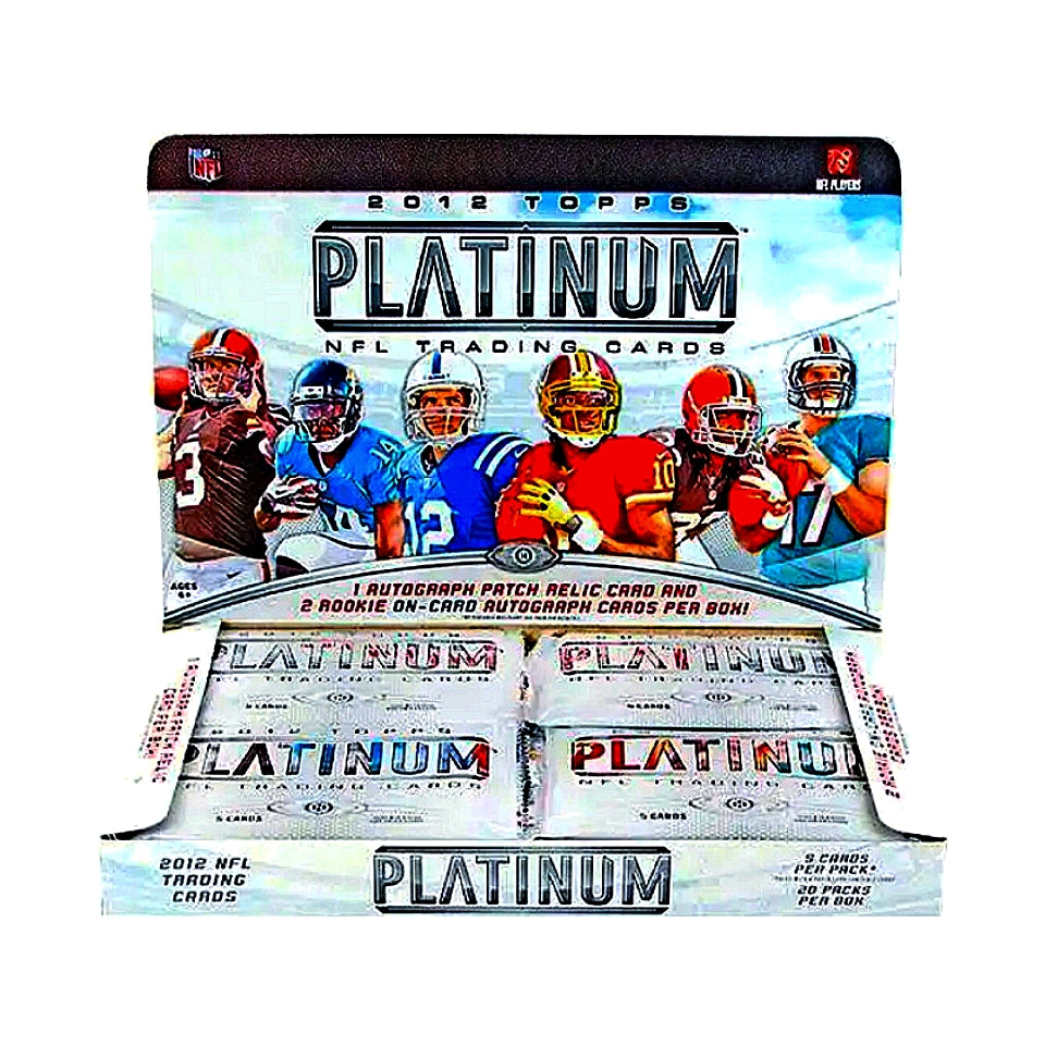 2012 Topps Platinum Football Hobby Box