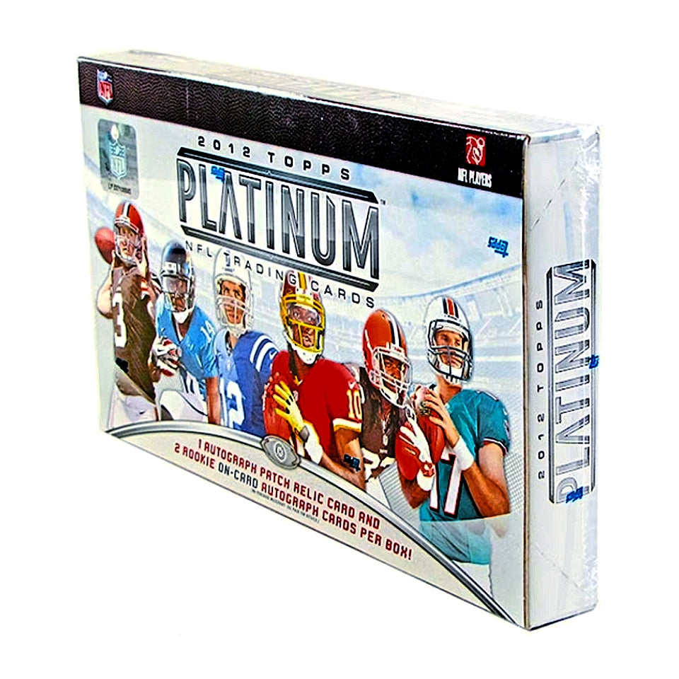 2012 Topps Platinum Football Hobby Box