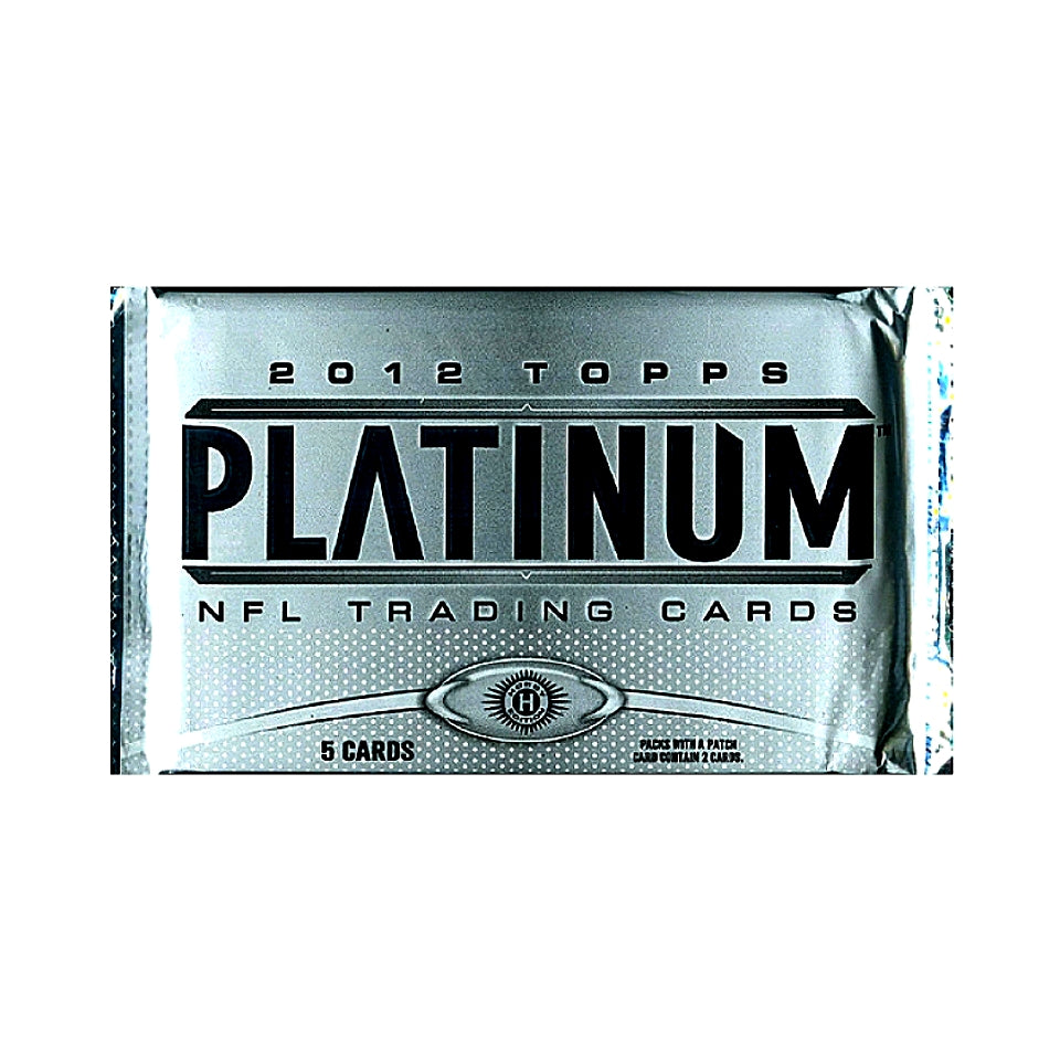 2012 Topps Platinum Football Hobby Box