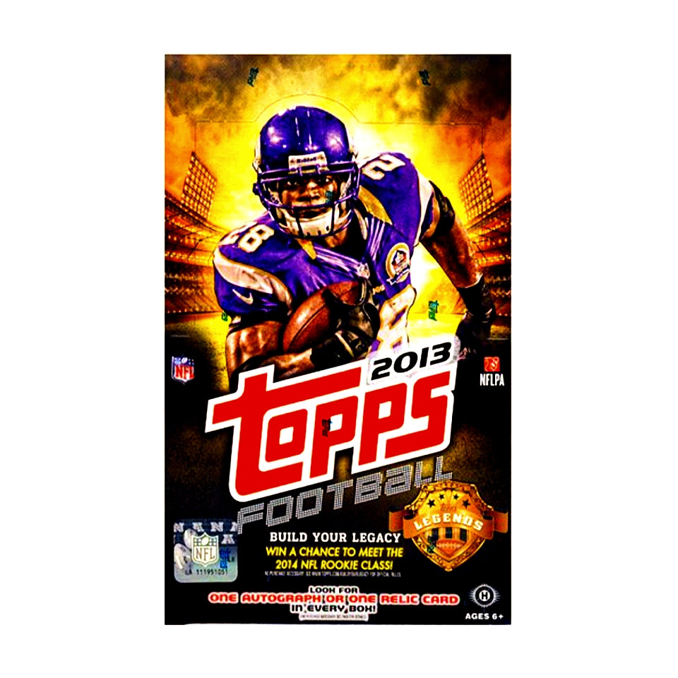 1 Box 2013 Topps Football Hobby Pick Your Team (PYT) Card Break