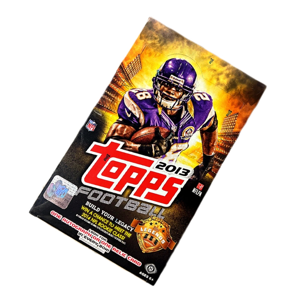 1 Box 2013 Topps Football Hobby Pick Your Team (PYT) Card Break