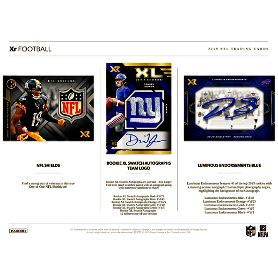 2019 Panini XR Football Hobby Box