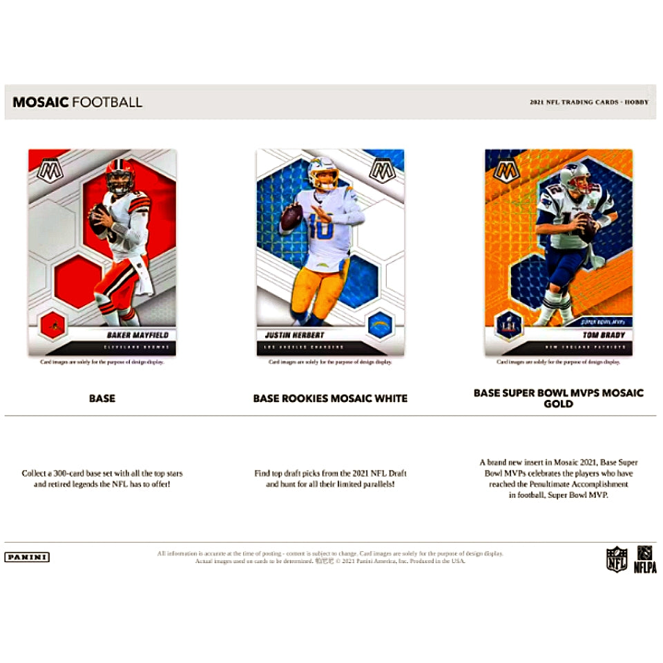 2021 Panini Mosaic Football Hobby Box