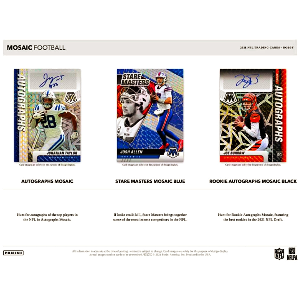 2021 Panini Mosaic Football Hobby Box