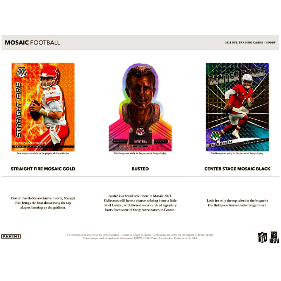 2021 Panini Mosaic Football Hobby Box