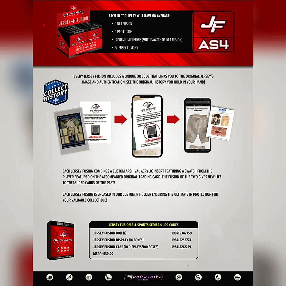 2025 Jersey Fusion All Sports Series 4 Hobby Mini Box
