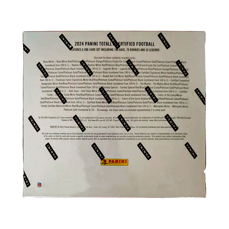 2024 Panini Totally Certified Football Premium Hobby Box