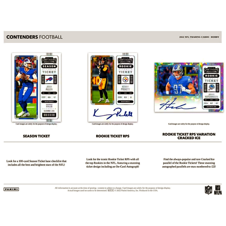 2022 Panini Contenders Football Hobby Box