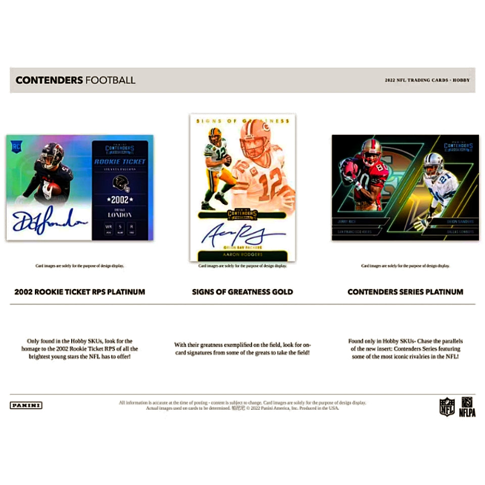 2022 Panini Contenders Football Hobby Box