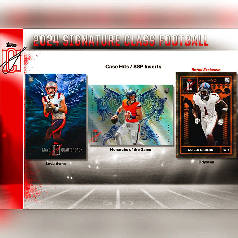 2024 Topps Signature Class Football Mega Box