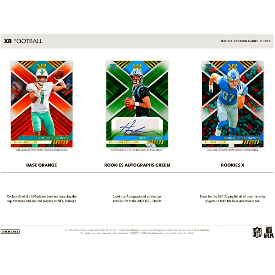 2022 Panini XR Football Hobby Box