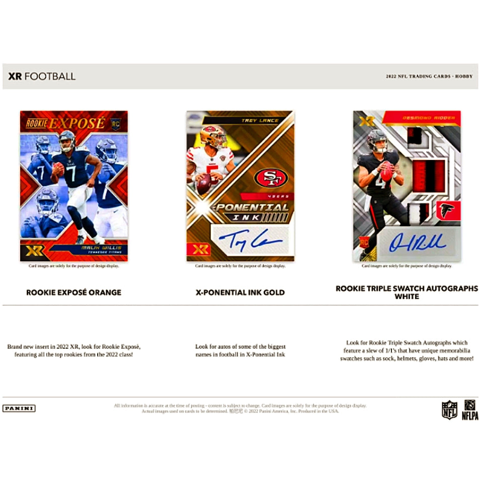 2022 Panini XR Football Hobby Box
