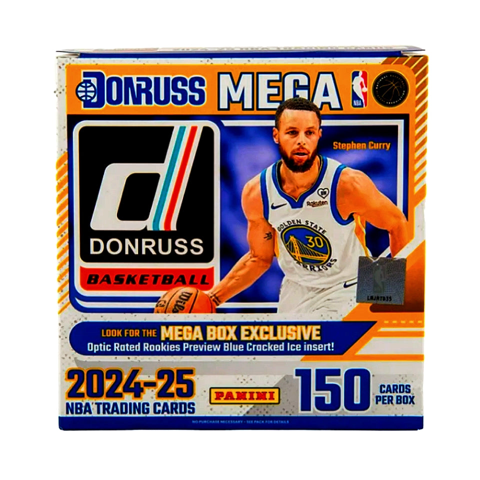 2024-25 Panini Donruss Basketball NPP Mega Box "Blue Cracked Ice"