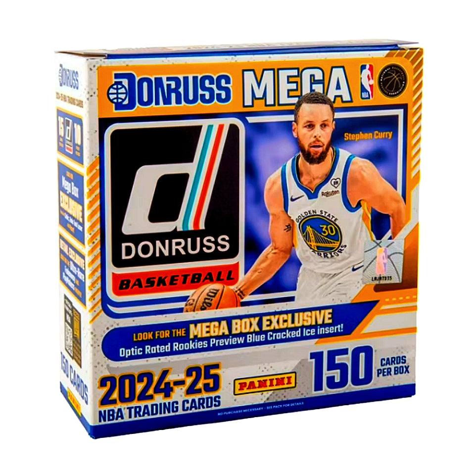 2024-25 Panini Donruss Basketball NPP Mega Box "Blue Cracked Ice"