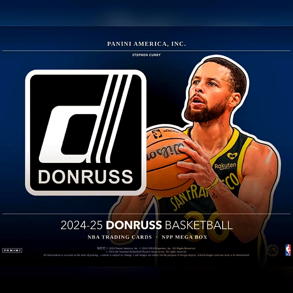 2024-25 Panini Donruss Basketball NPP Mega Box "Blue Cracked Ice"