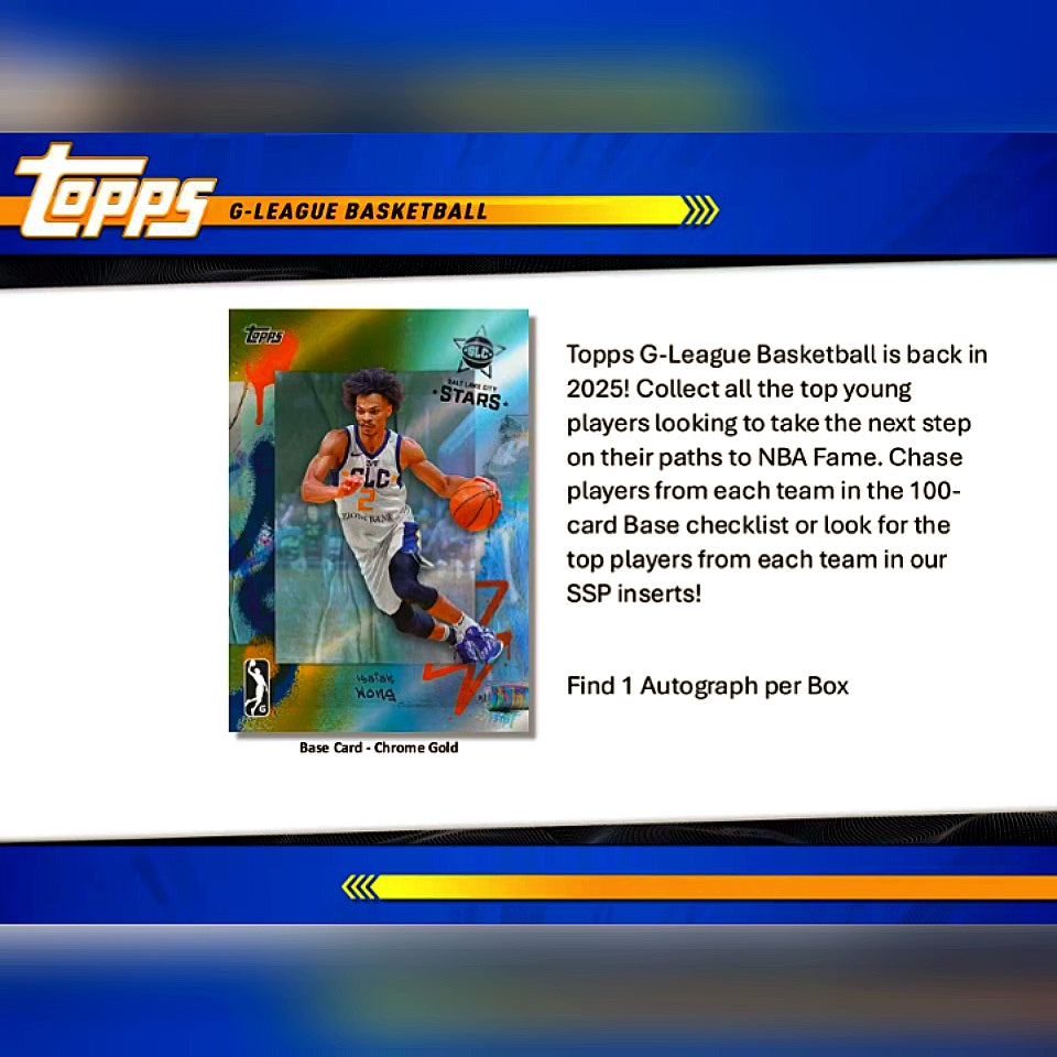 2024-25 Topps G-League Basketball Hobby Box