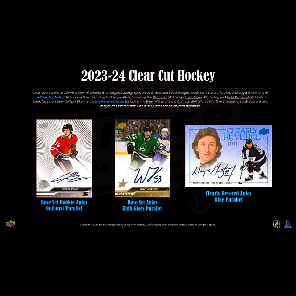 2023-24 Upper Deck Clear Cut Hockey Hobby Box