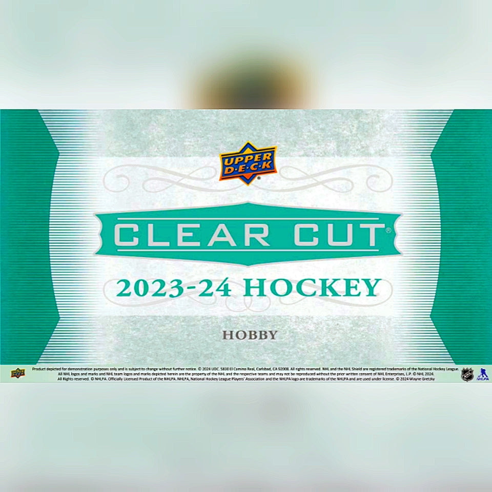 2023-24 Upper Deck Clear Cut Hockey Hobby Box