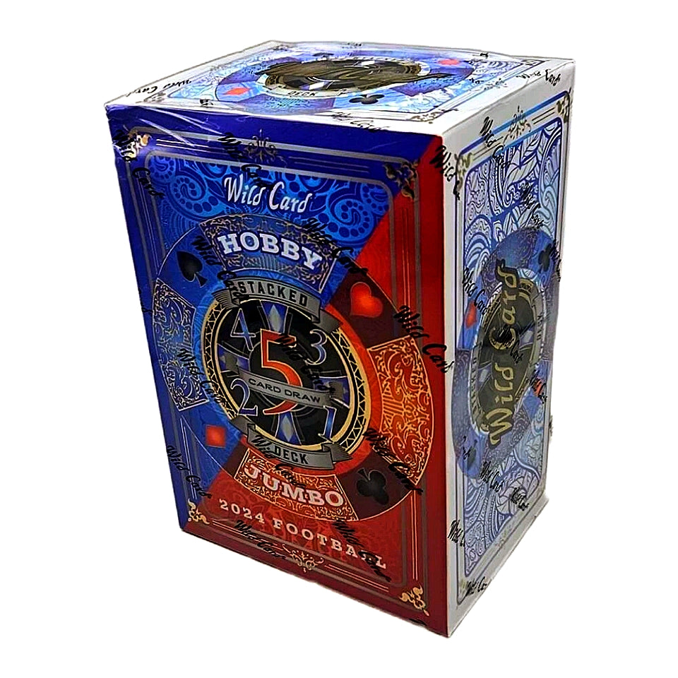 2024 Wild Card Five Card Draw Stacked Deck Football Hobby Jumbo Box