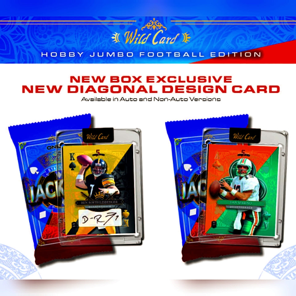 2024 Wild Card Five Card Draw Stacked Deck Football Hobby Jumbo Box