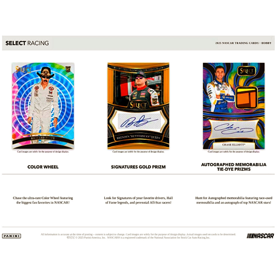 2025 Panini Select NASCAR Racing Hobby Box
