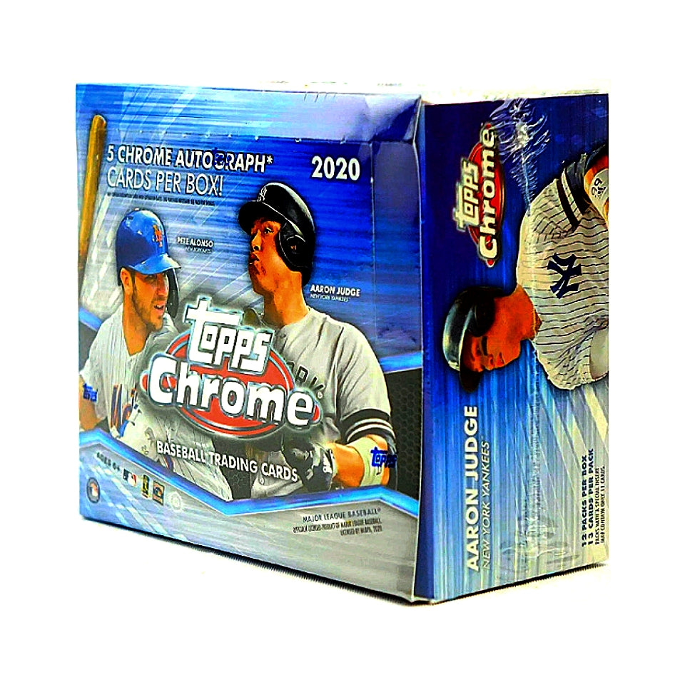 2020 Topps Chrome Baseball Jumbo HTA Hobby Box