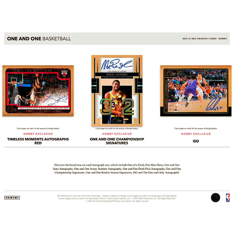 2024-25 Panini One & One Basketball Hobby Box