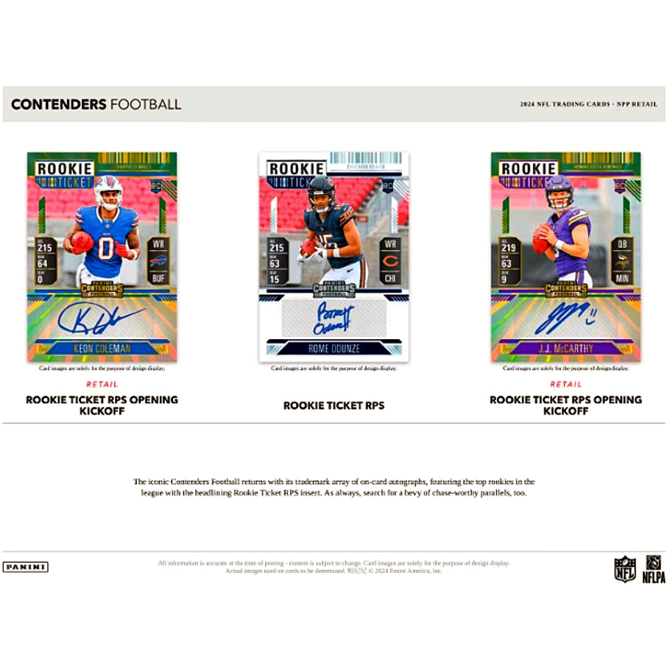 2024 Panini Contenders Football Blaster Box