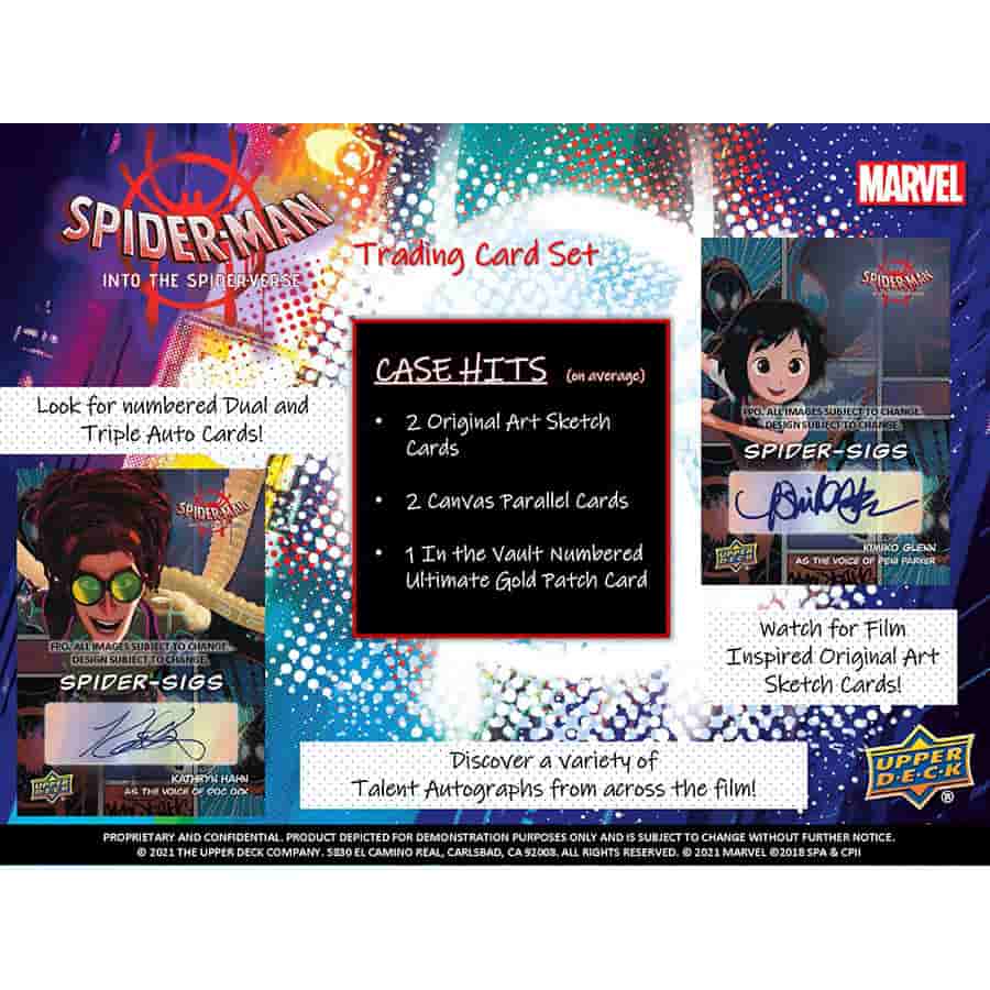 2022 Upper Deck Marvel Spider-Man Into the Spider-Verse Hobby