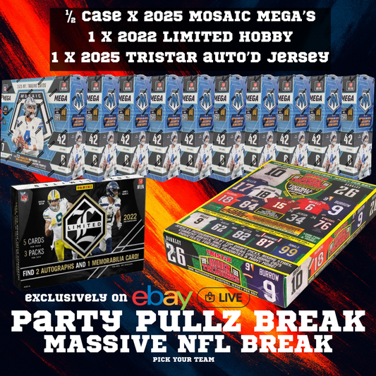11 Box NFL PYT (Pick Your Team) Break + 1 x NFL Auto'd Jersey 1-14-2026