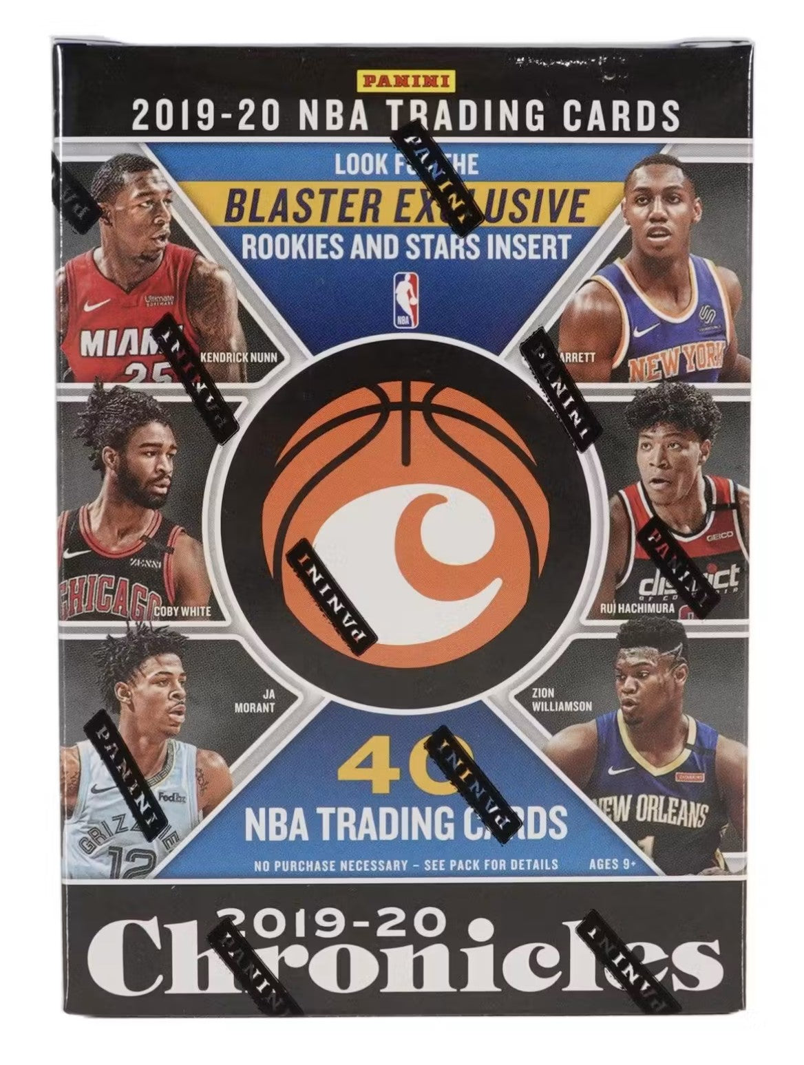 2019-20 Panini Chronicles NBA Blaster + Hanger Box Bundle with 100 Premium Card Sleeves & 25 Premium Top Loaders