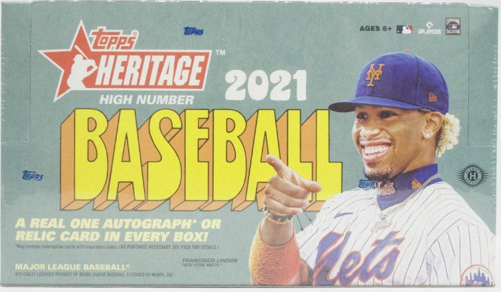 2021 Topps MLB Heritage Baseball Hobby Box High Number