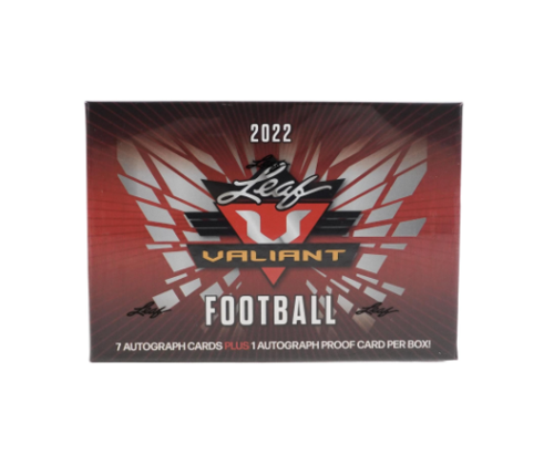 2022 Leaf Valiant NFL Hobby Box