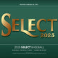 2025 MLB Panini Select Baseball 6-Pack Hobby Blaster Box