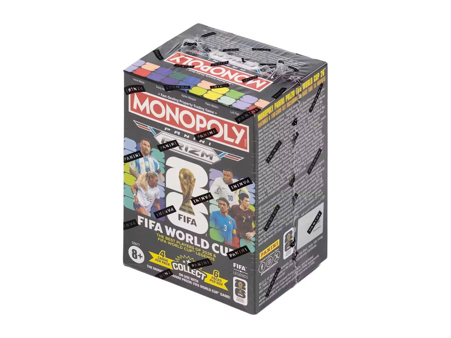 2026 FIFA World Cup Soccer Panini Prizm Monopoly Blaster Box