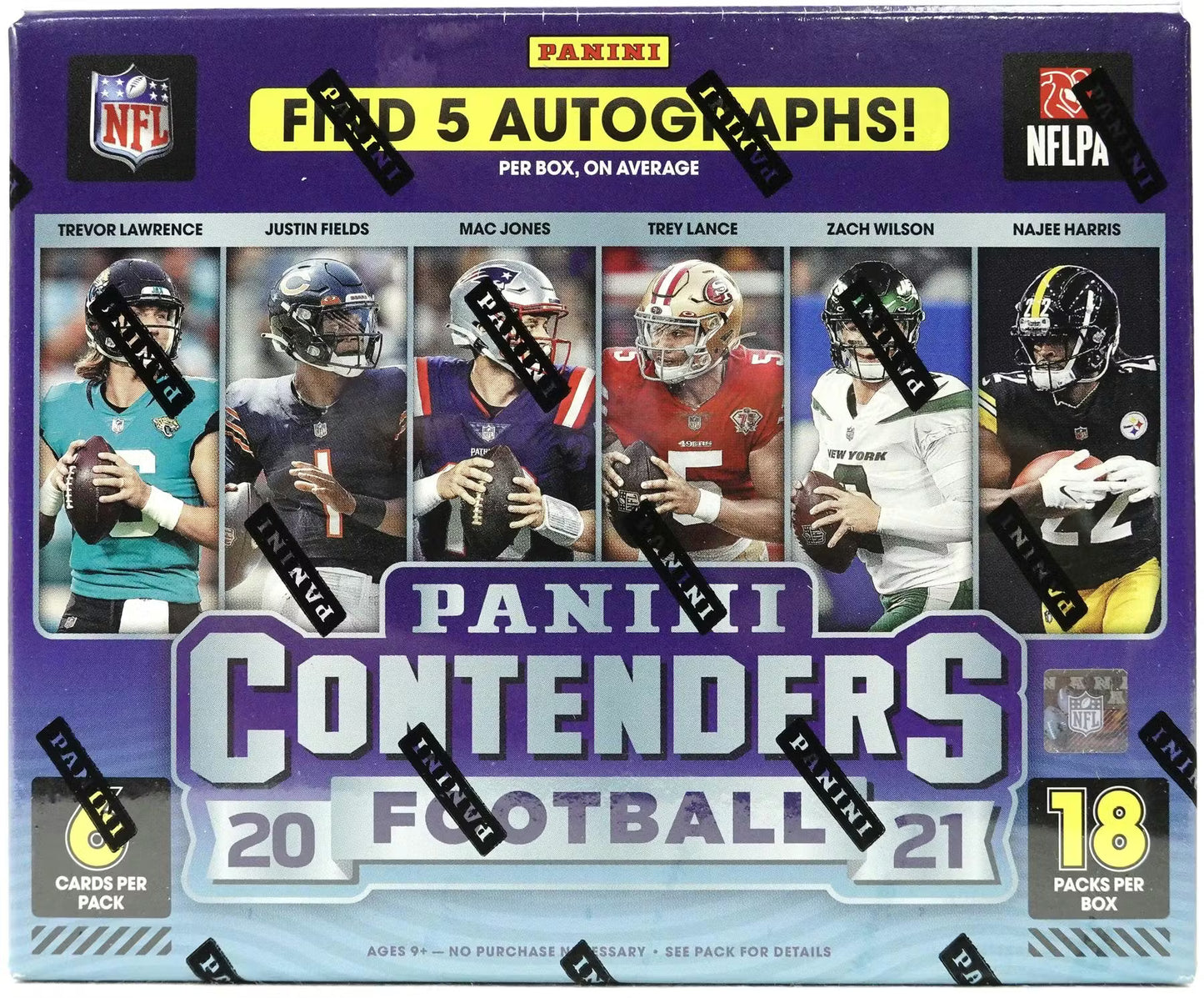 NFL CHASE - 1 X 2017 Absolute Football Retail Box + 1 x 2021 Contenders Hobby +1 x 2025 NFL Donruss Football Retail Display Box PYT (Pick Your Team) 7-28-2026