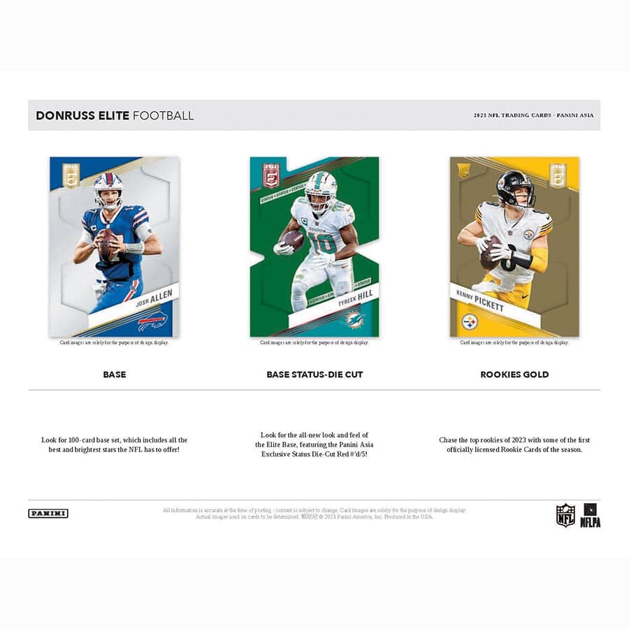 2023 NFL Panini Donruss Elite Football Asia Tmall Box