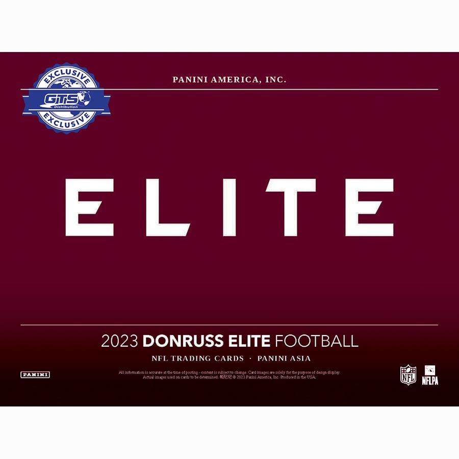 2023 NFL Panini Donruss Elite Football Asia Tmall Box