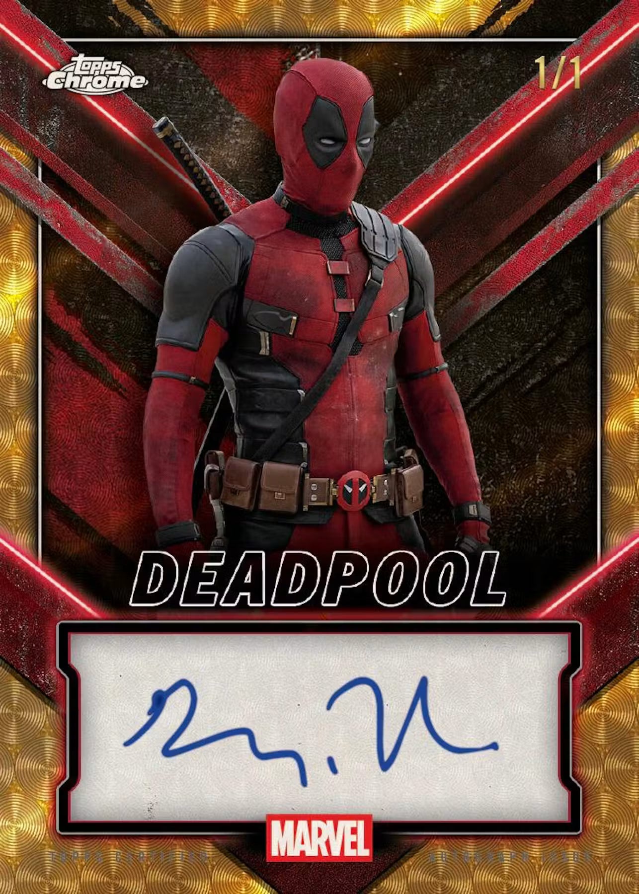 2025 Topps Marvel Deadpool Chrome Blaster Box
