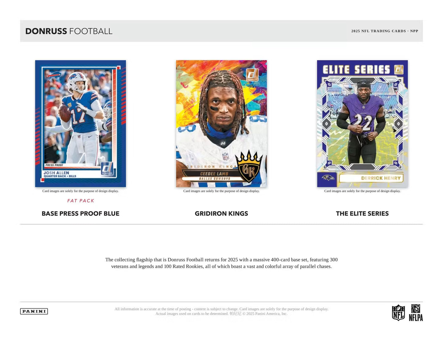 2025 NFL Panini Donruss Football Box